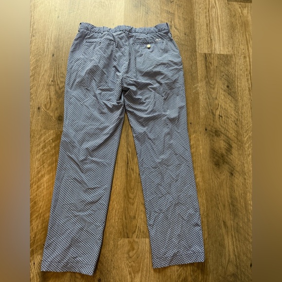 Ralph Lauren Men's Navy and White Patterned Golf Pants - Picture 3 of 5